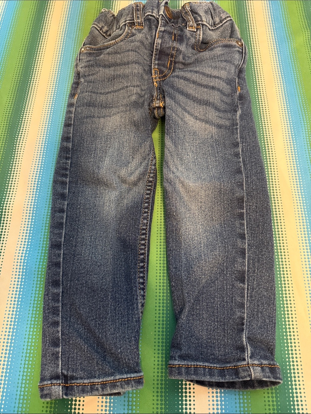 Kids Dark Blue Denim Jeans